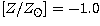 $\mbox{$[Z/Z_{\odot}]$}=-1.0$