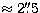 $\approx2\hbox{$.\!\!^{\prime\prime}$}5$