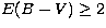 ${E(B-V)}\geq2$
