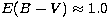 ${E(B-V)}\approx1.0$