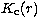 $K_{\rm c}(r)$