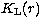 $K_{\rm L}(r)$