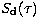 $S_{\rm d}(\tau)$