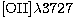 $\rm [OII]\lambda3727$