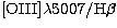 $\rm [OIII] \lambda 5007 / H\beta$