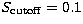 $S_{\rm cutoff} =
0.1$