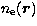 $n_{\rm e}({\vec{r}})$