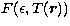 $F(\epsilon,T({\vec{r}}))$