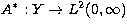 $A^*:Y \rightarrow
L^2(0,\infty)$