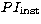 $PI_\mathrm{inst}$