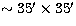 $\sim 35\hbox{$^\prime$}\times35\hbox{$^\prime$}$