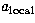 $a_{\rm local}$