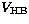 $V_{\rm HB}$