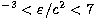 $^{-3} <
\varepsilon/c^2 < 7$