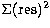 $\Sigma(\rm res)^2$