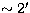 $\sim2^\prime$