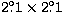$2\hbox{$.\!\!^\circ$}1 \times
2\hbox{$.\!\!^\circ$}1$