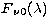 $F{_\nu}{_0}(\lambda)$