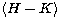 $\langle H-K
 \rangle $