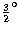${\frac32}^\circ$