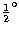 ${\frac12}^\circ$