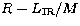 $R-L_{\rm IR}/M$