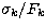 $\sigma_k/F_k$