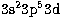 $\rm 3s^23p^53d$