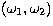 $(\omega_{1},\omega_{2})$