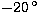 $-20\,\hbox{$^\circ$}$