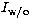$I_{\rm w/o}$
