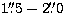 $1\hbox{$.\!\!^{\prime\prime}$}5 -
2\hbox{$.\!\!^{\prime\prime}$}0$