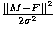 $\frac{\parallel M - F
\parallel^2}{2\sigma^2}$