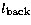 $l_{\rm back}$