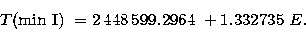 \begin{displaymath}
T({\rm min~I})~= 2\,448\,599.2964~+ 1.332735~E .\end{displaymath}