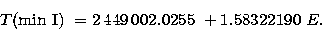 \begin{displaymath}
T({\rm min~I})~= 2\,449\,002.0255~+ 1.58322190~E.\end{displaymath}
