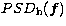 $PSD_{\rm h}(\vec{f})$