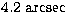 $4.2 \ \rm arcsec$