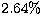 $2.64 \%$