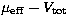 $\mu_{\rm eff}-V_{\rm tot}$