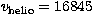 $v_{\rm helio} = 16845$