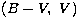 $(B-V,\ V)$