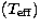 $(T_{\rm eff})$