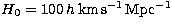 $H_0=100\,h\,\mbox{km\,s$^{-1}$\,Mpc$^{-1}$}$