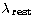 $\lambda_{\mathrm{\,rest}}$