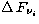 $\Delta\,F_{\nu_i}$