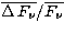 $\overline{\Delta\,F_{\nu}}/\overline{F_{\nu}}$
