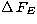 $\Delta\,F_E$
