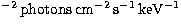 $^{-2}\,\mbox{photons\,cm$^{-2}$\,s$^{-1}$\,keV$^{-1}$}$