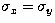 $\sigma_{x}=\sigma_{y}$